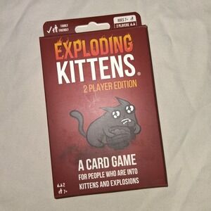 Exploding Kittens 2 Player Edition Card Game Fun Game For 2